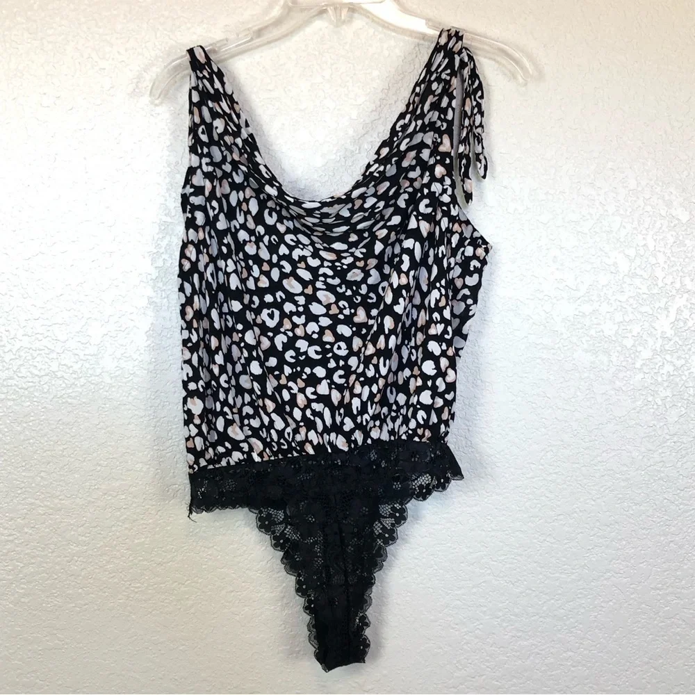 Intimately Free People Bare It All Bodysuit Small